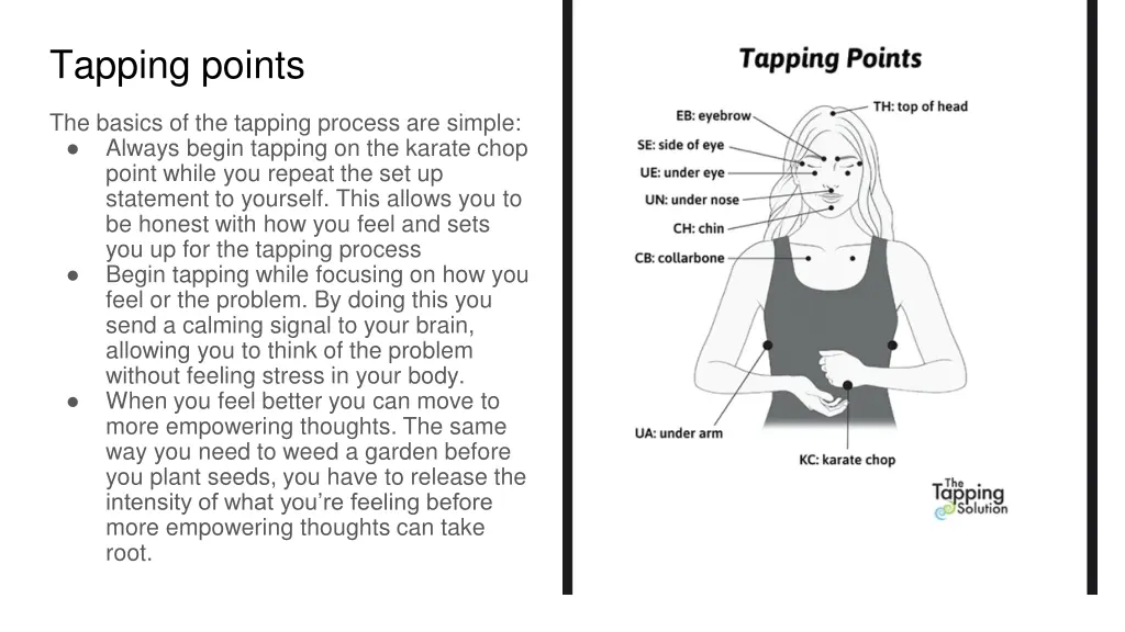 tapping points