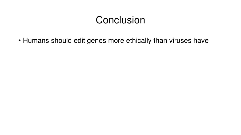 conclusion