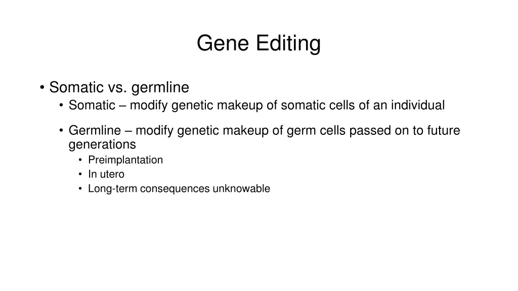 gene editing 2