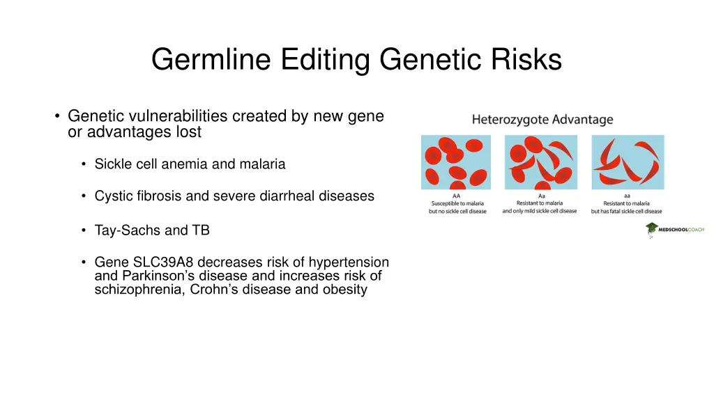 germline editing genetic risks
