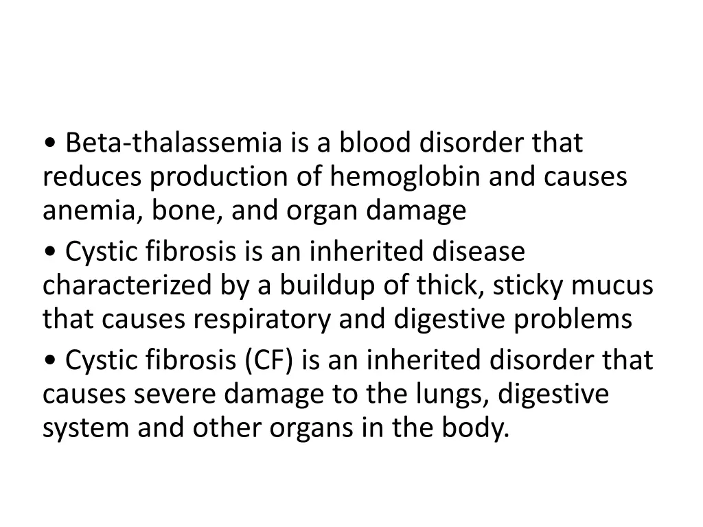 beta thalassemia is a blood disorder that reduces