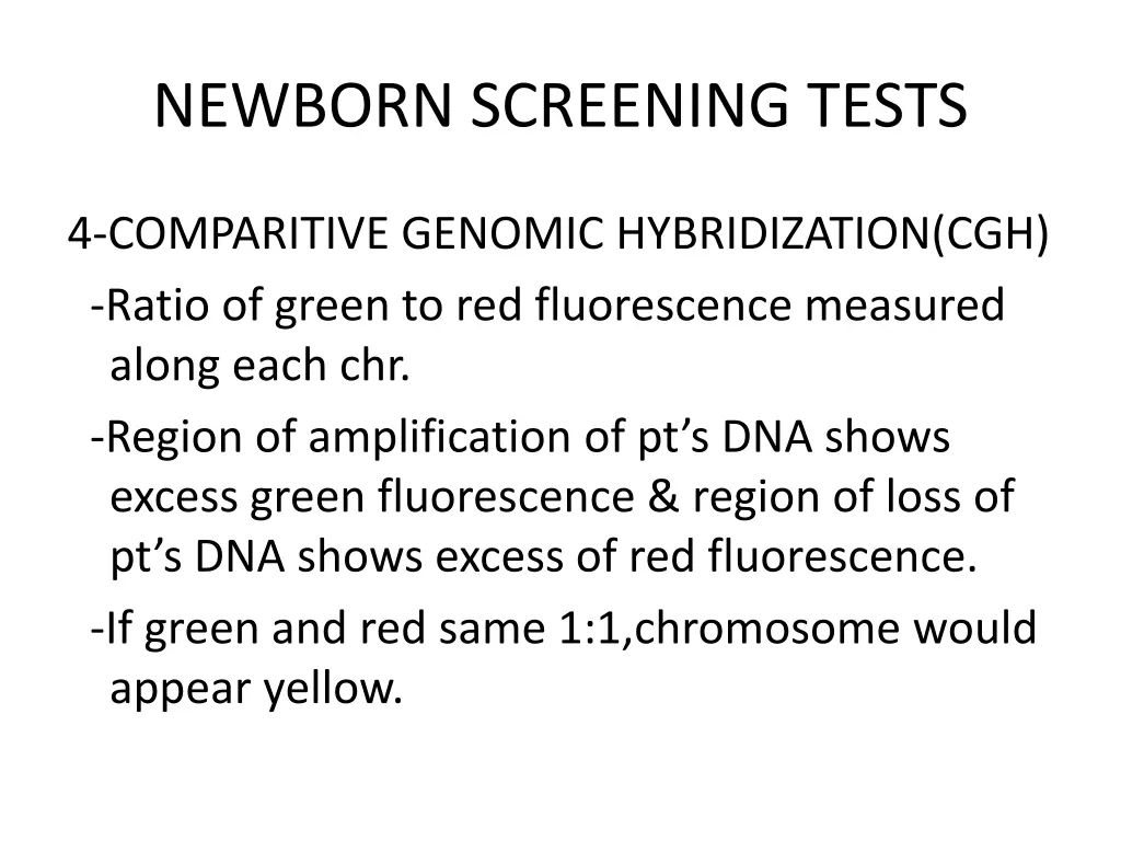 newborn screening tests 5