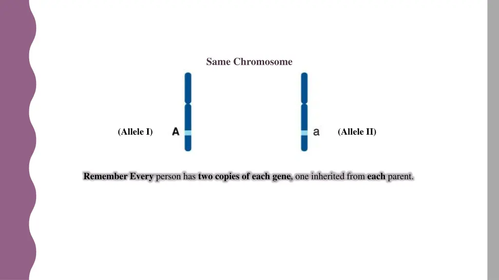 same chromosome