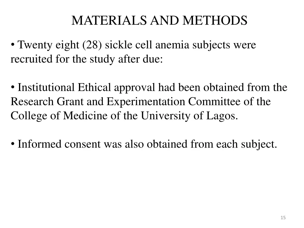 materials and methods