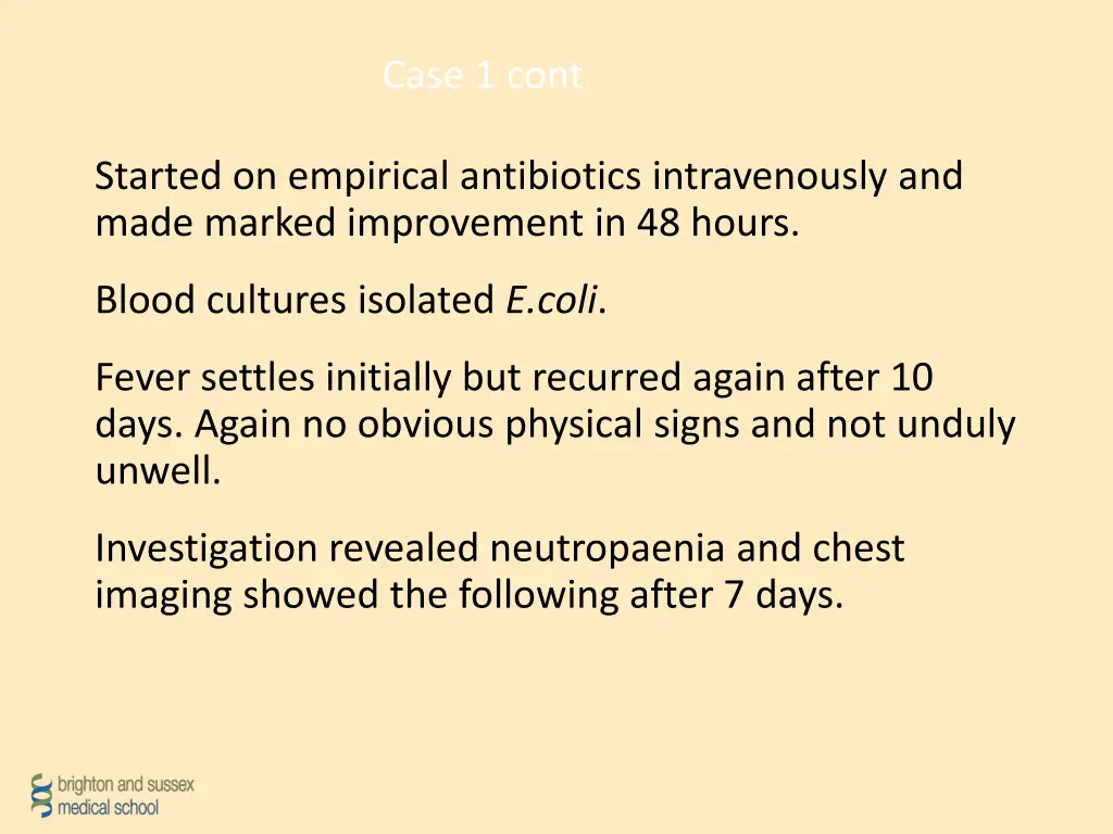 case 1 cont