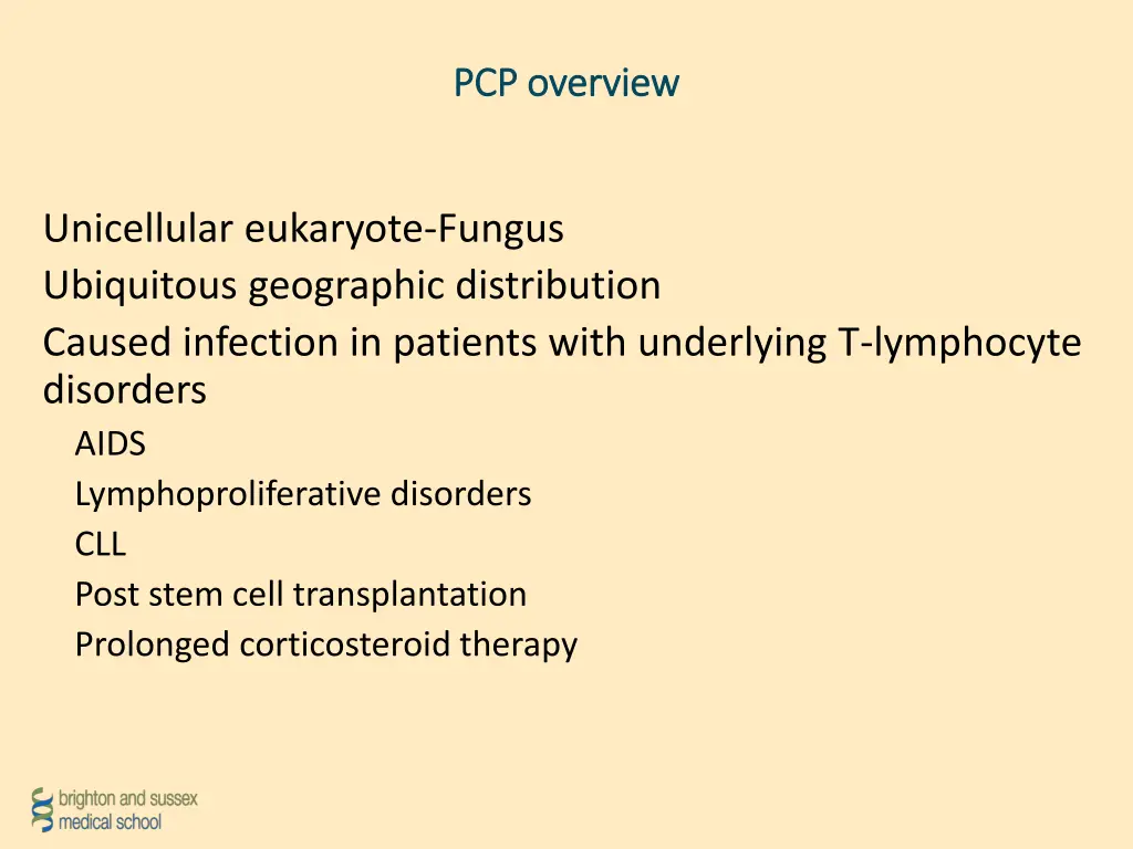 pcp overview pcp overview