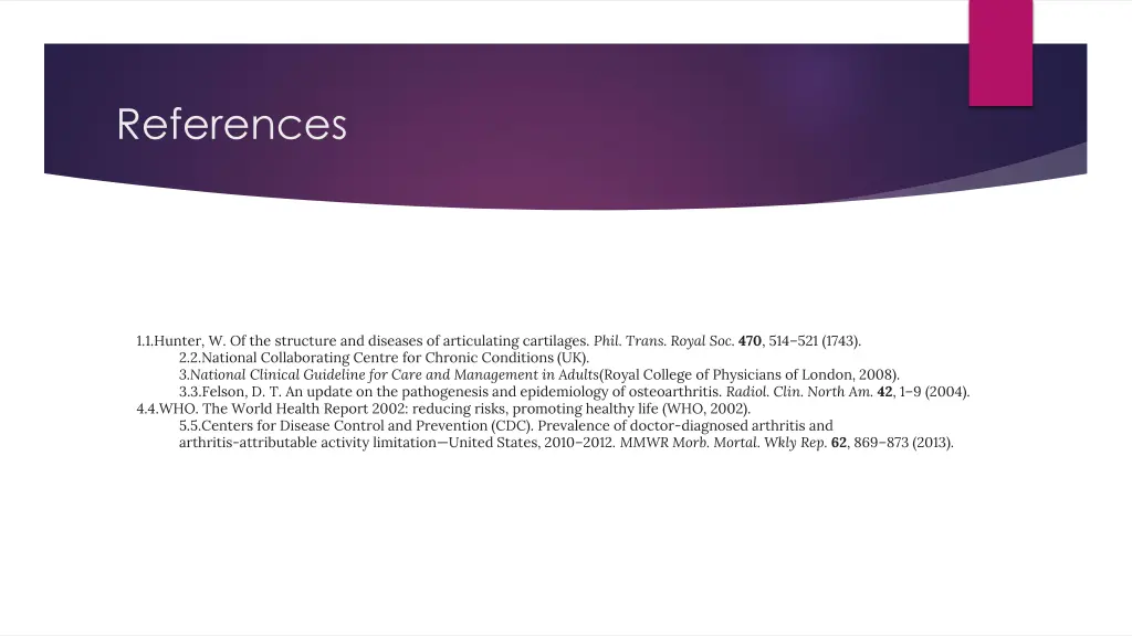 references