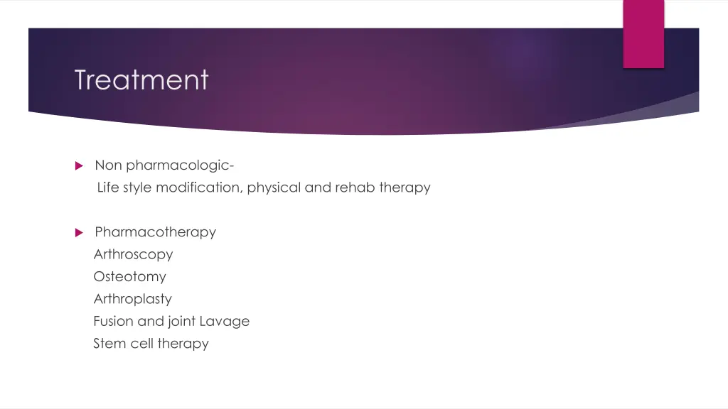 treatment