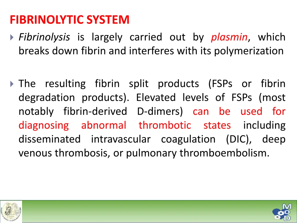 fibrinolytic system