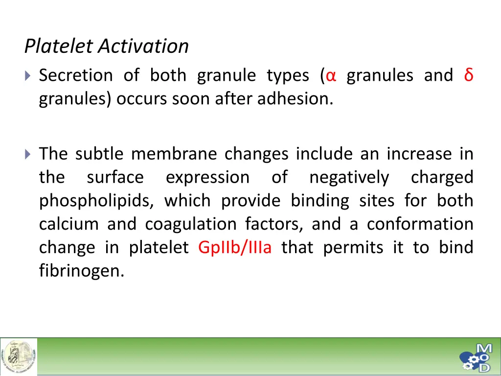 platelet activation