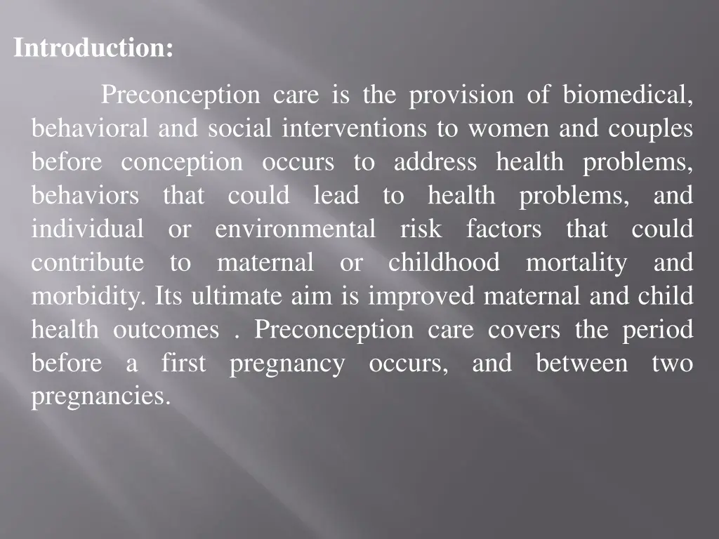 introduction