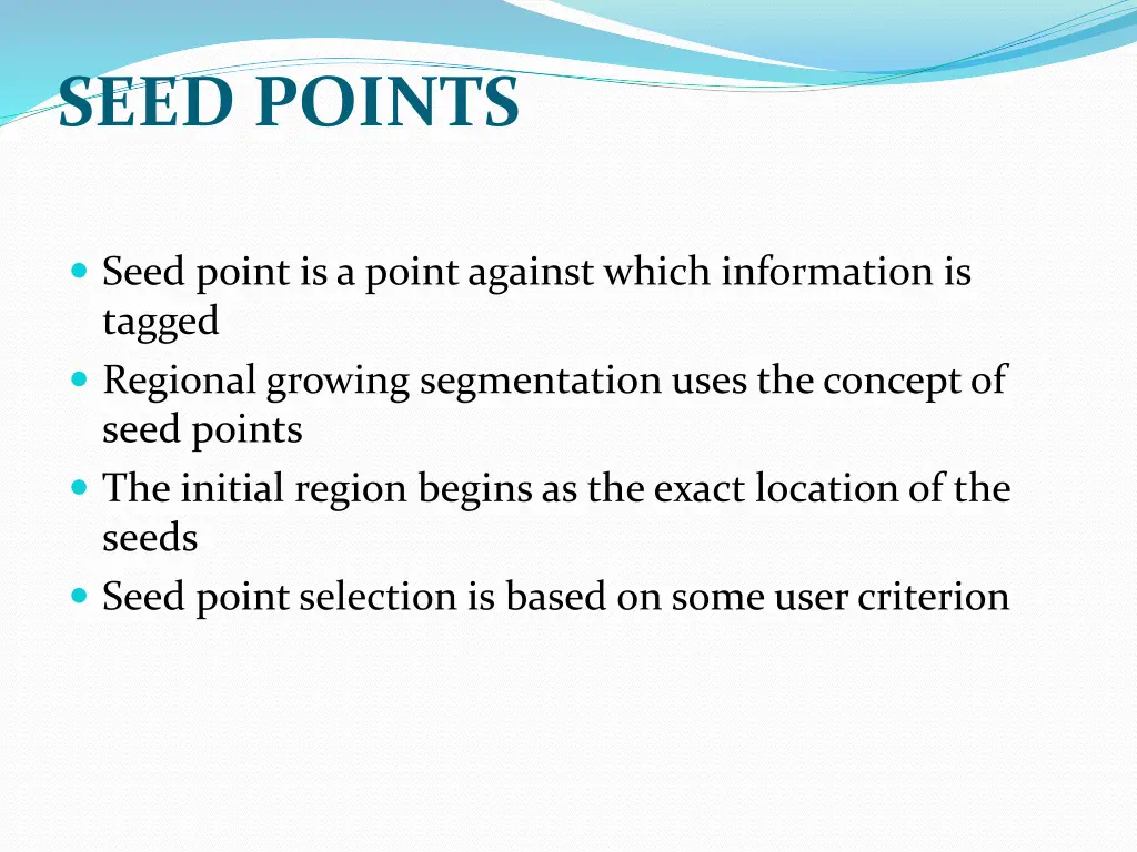 seed points
