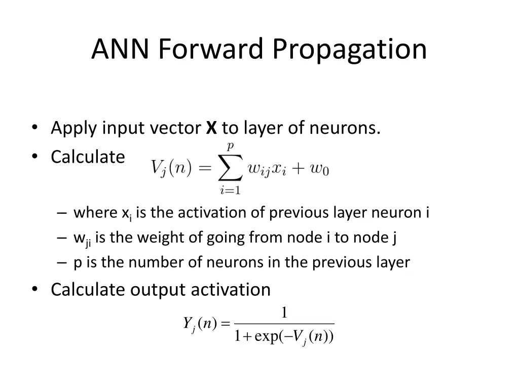 ann forward propagation 2