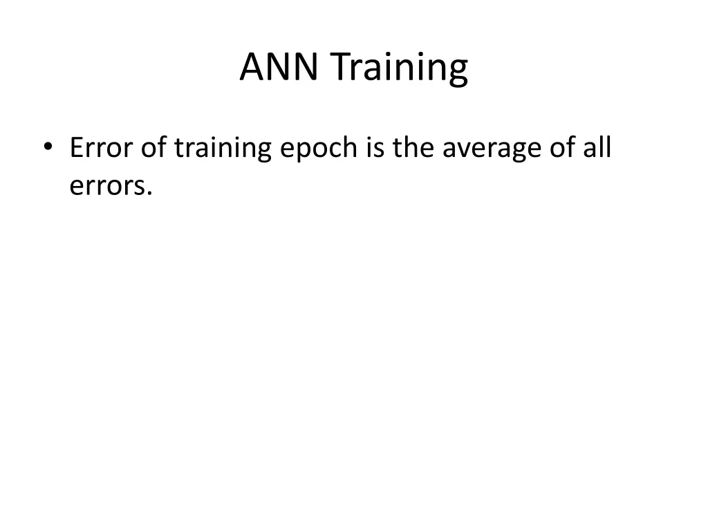 ann training 3