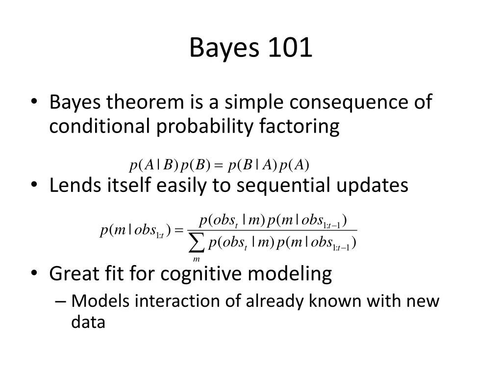 bayes 101