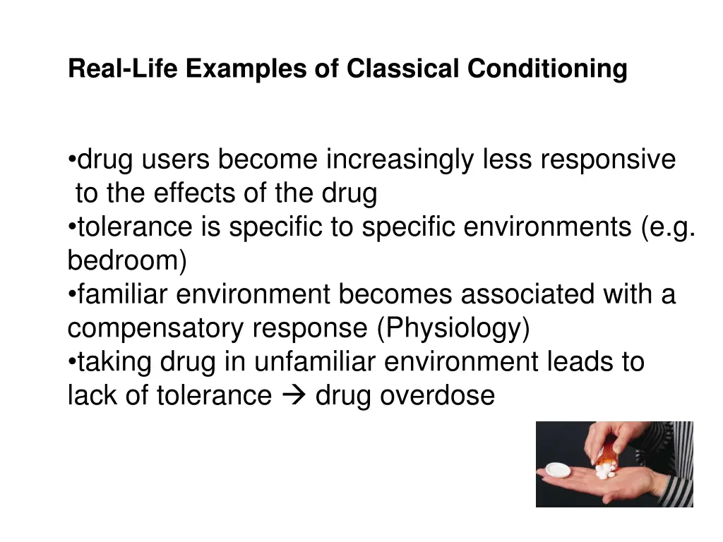 real life examples of classical conditioning