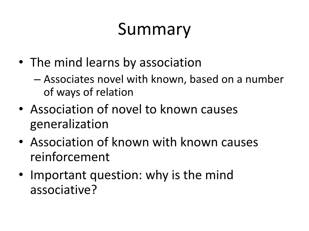 summary