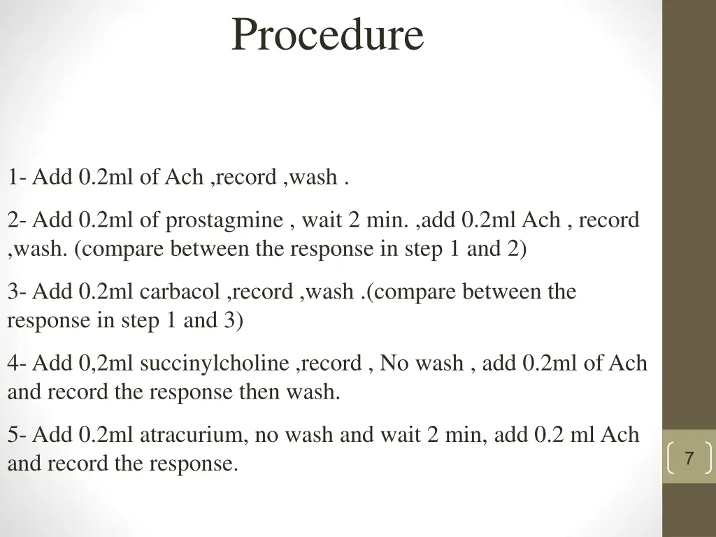 procedure