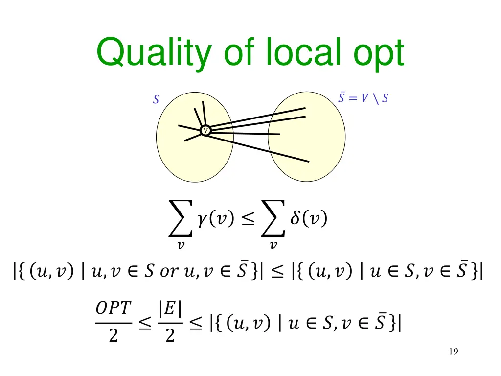 quality of local opt 3
