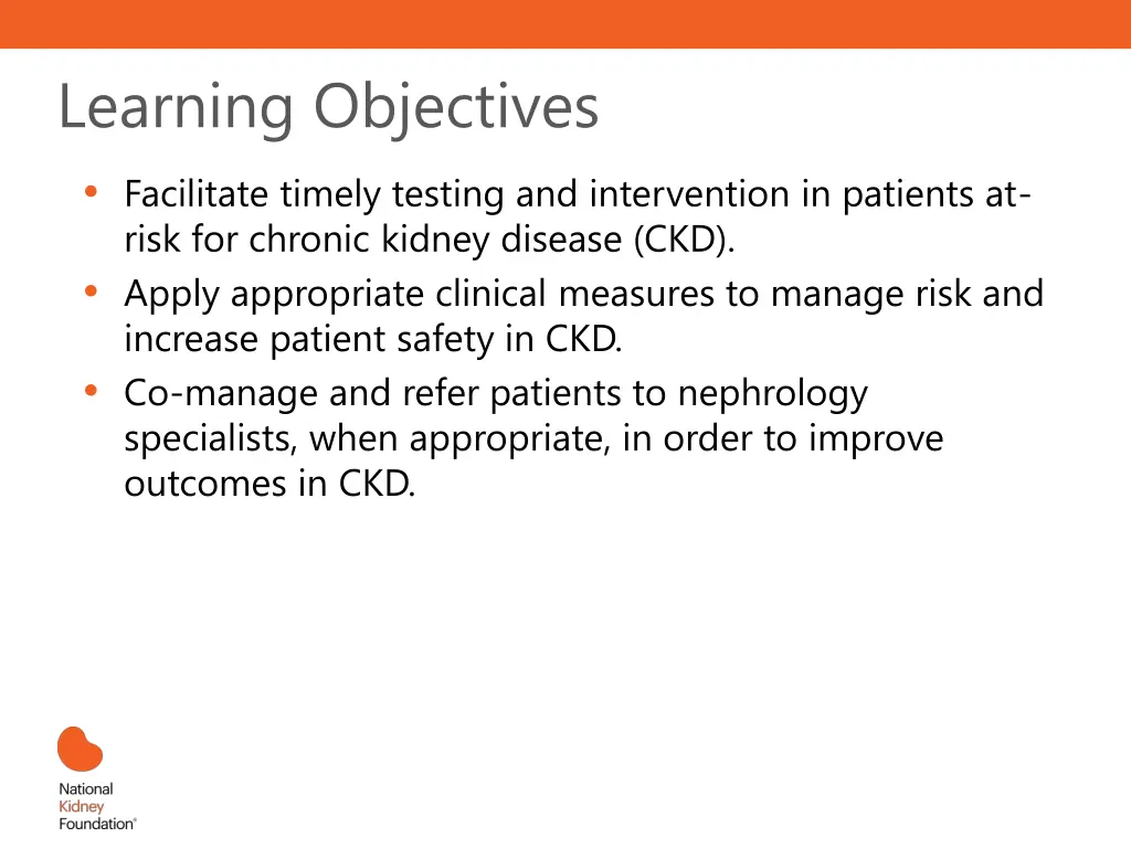learning objectives facilitate timely testing