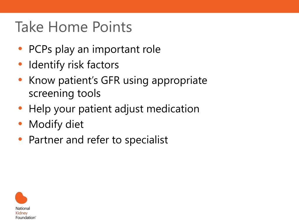 take home points pcps play an important role