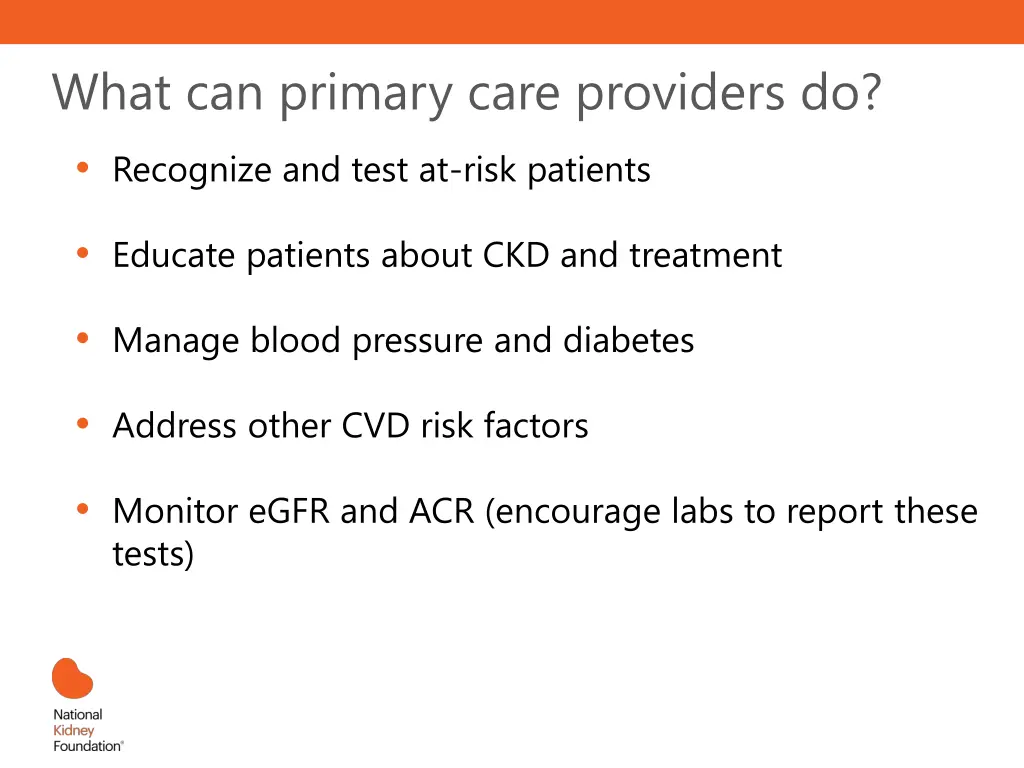 what can primary care providers do recognize