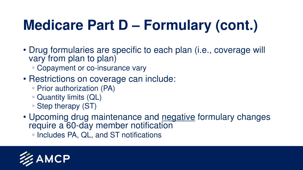 medicare part d formulary cont 1