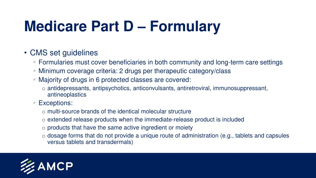 medicare part d formulary