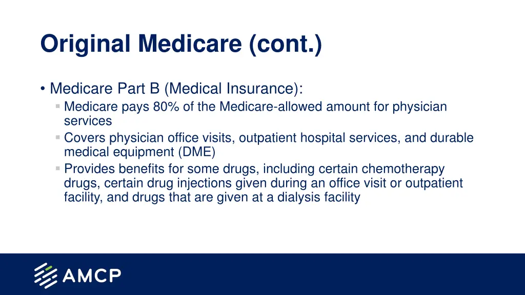original medicare cont