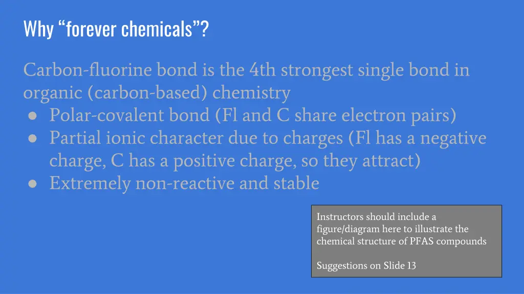 why forever chemicals