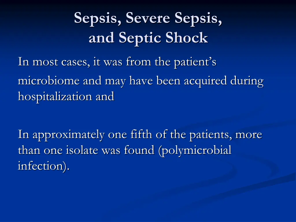 sepsis severe sepsis and septic shock 16