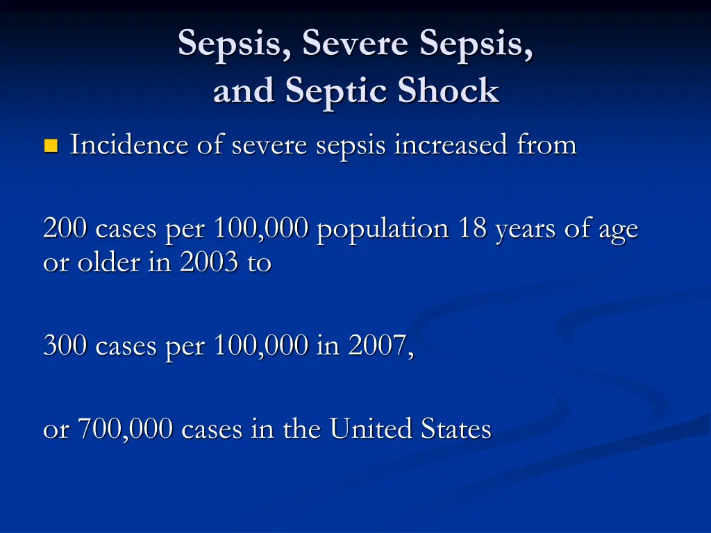 sepsis severe sepsis and septic shock 6