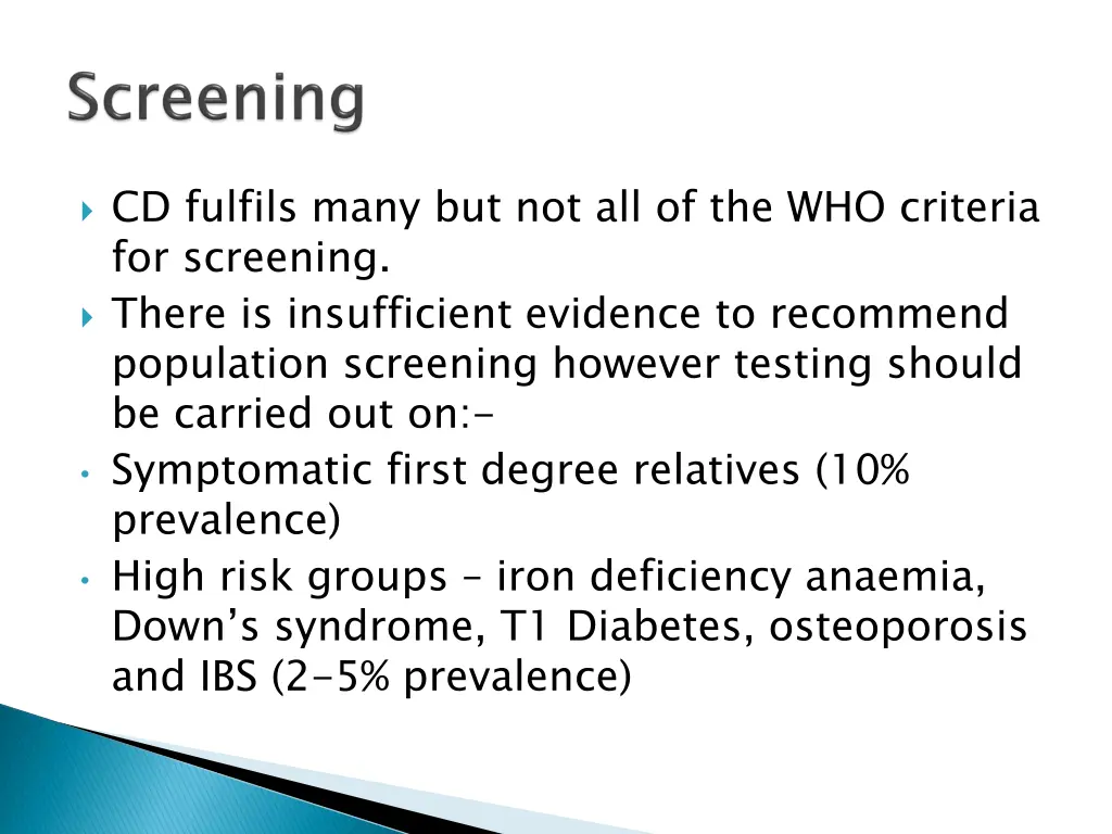 cd fulfils many but not all of the who criteria