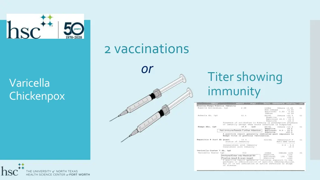 2 vaccinations or