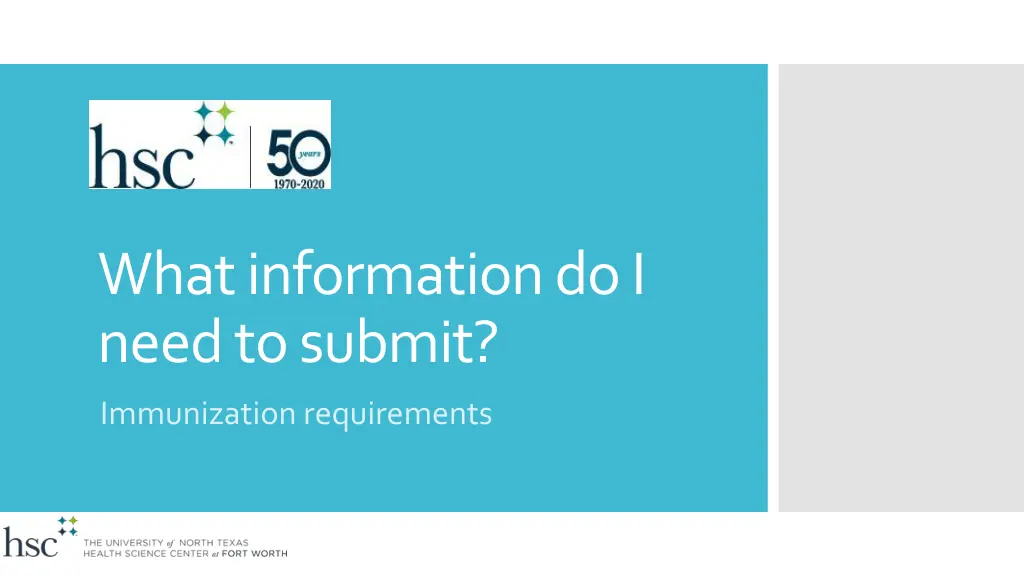 what information do i need to submit