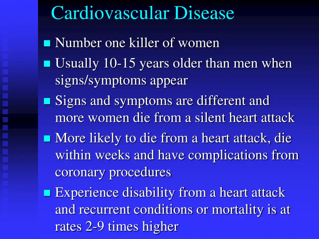 cardiovascular disease
