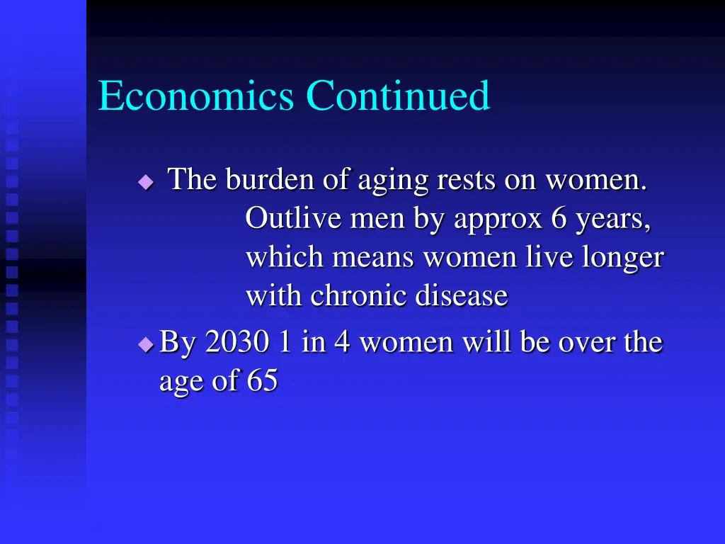 economics continued