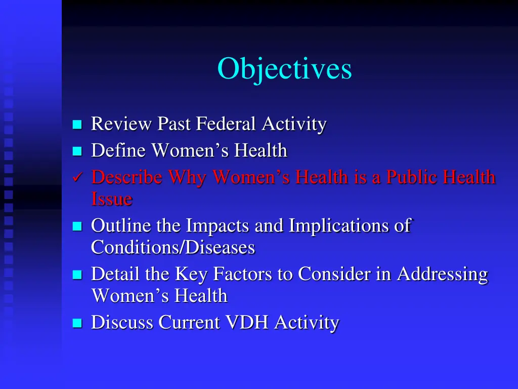 objectives 2