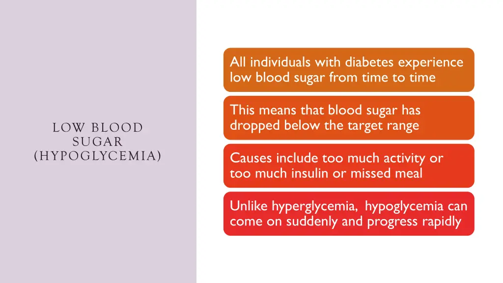 all individuals with diabetes experience