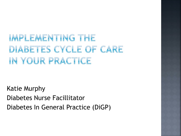 implementing the diabetes cycle of care in your