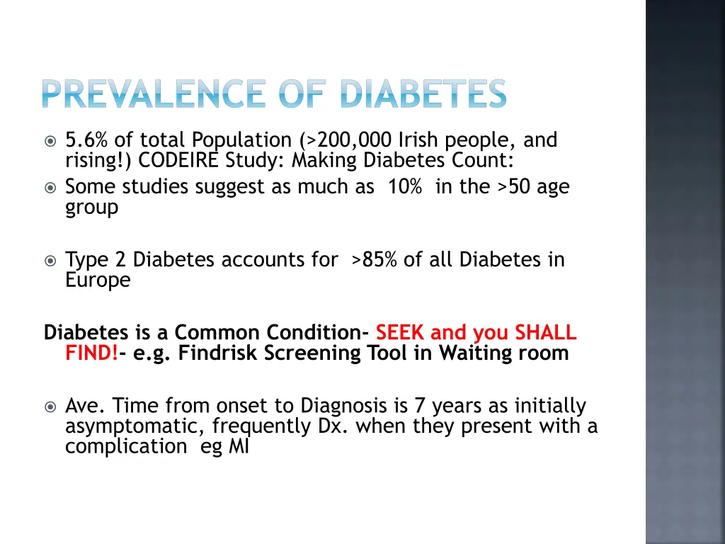 prevalence of diabetes