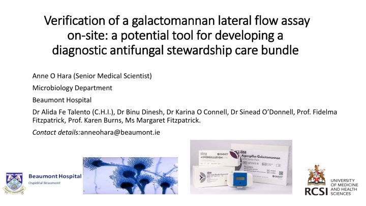 verification verification of a galactomannan