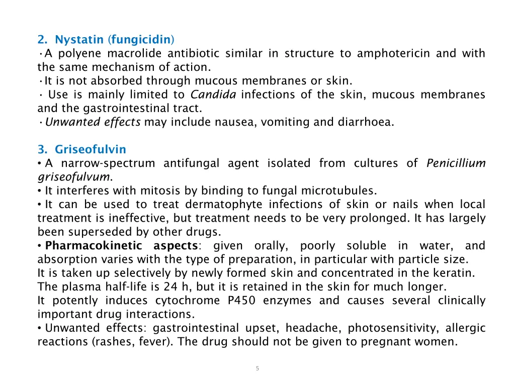 2 nystatin fungicidin a polyene macrolide