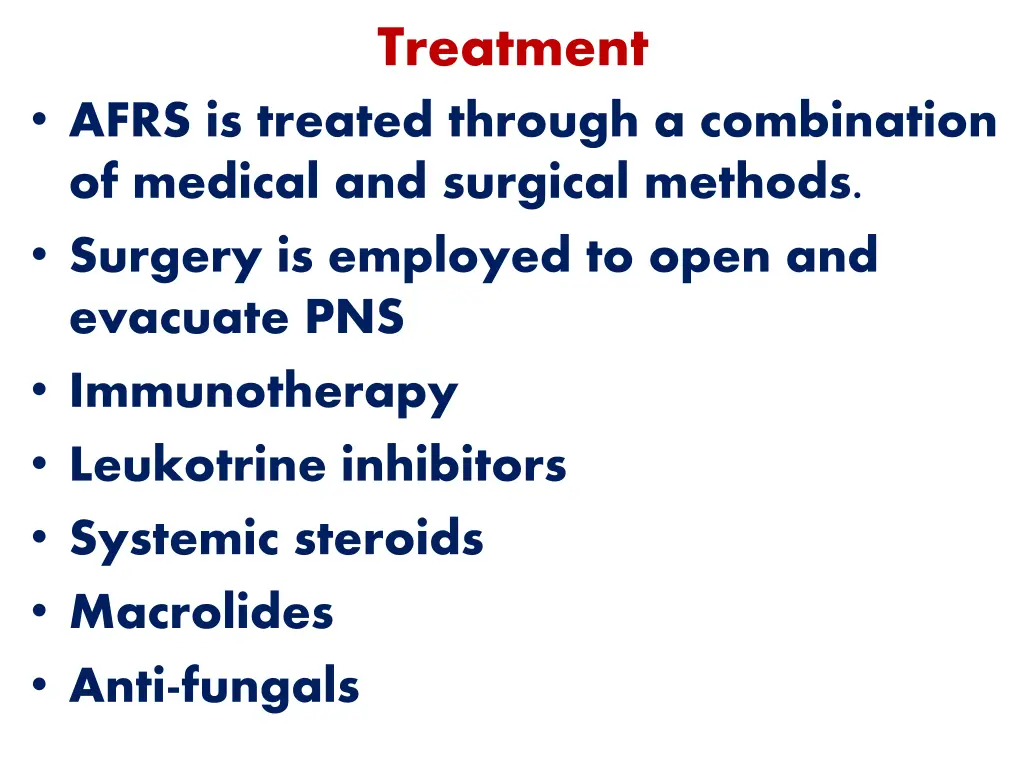 treatment