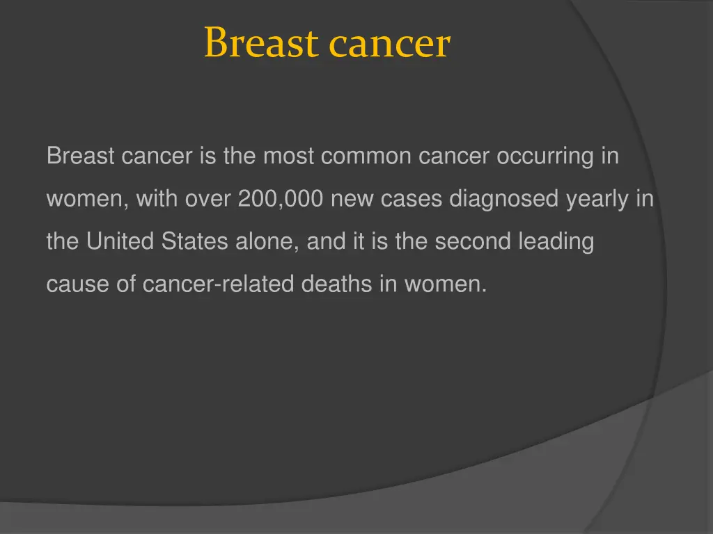 breast cancer