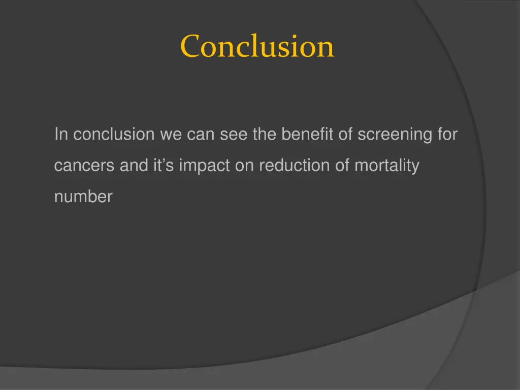 conclusion