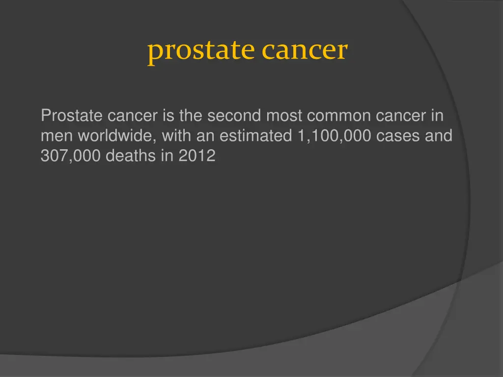 prostate cancer