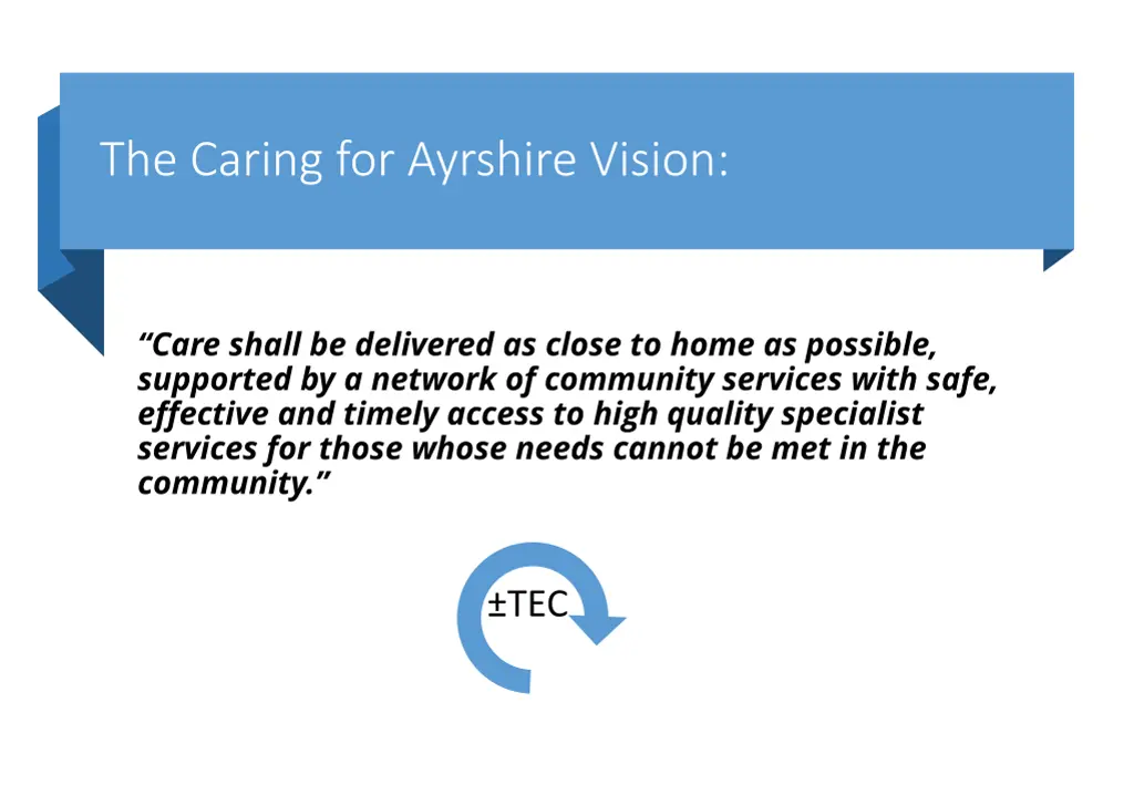 the caring for ayrshire vision
