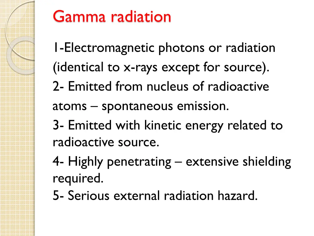 gamma radiation