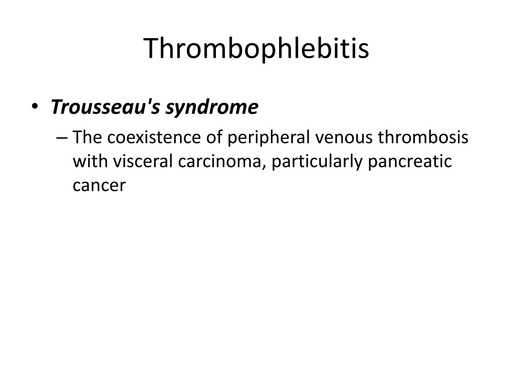 thrombophlebitis